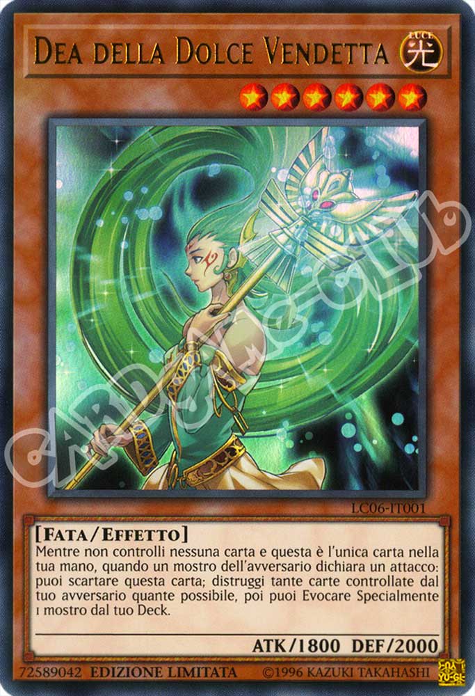 LC06-IT001 Dea della Dolce Vendetta ultra rara Edizione Limitata (IT) -NEAR MINT-