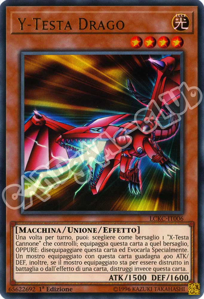 LCKC-IT006 Y-Testa Drago ultra rara 1a Edizione (IT) -NEAR MINT-