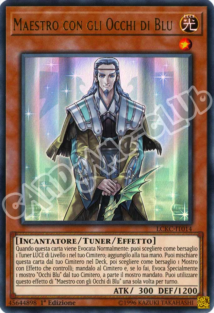 LCKC-IT014 Maestro con gli Occhi di Blu ultra rara 1a Edizione (IT) -NEAR MINT-