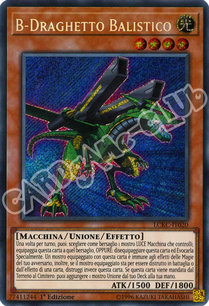 LCKC-IT020 B-Draghetto Balistico rara segreta 1a Edizione (IT) -NEAR MINT-
