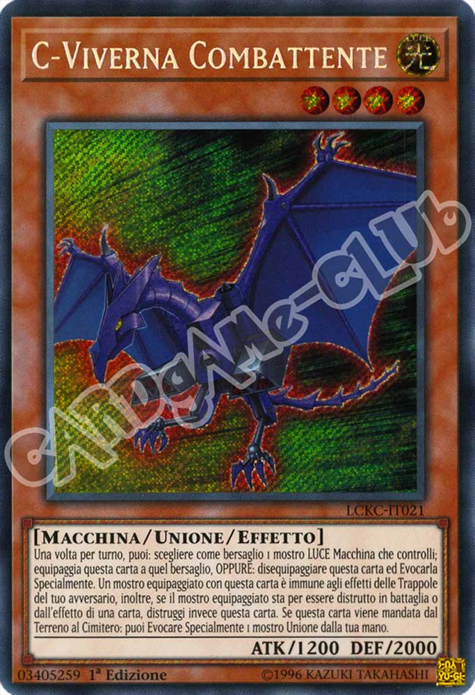 LCKC-IT021 C-Viverna Combattente rara segreta 1a Edizione (IT) -NEAR MINT-