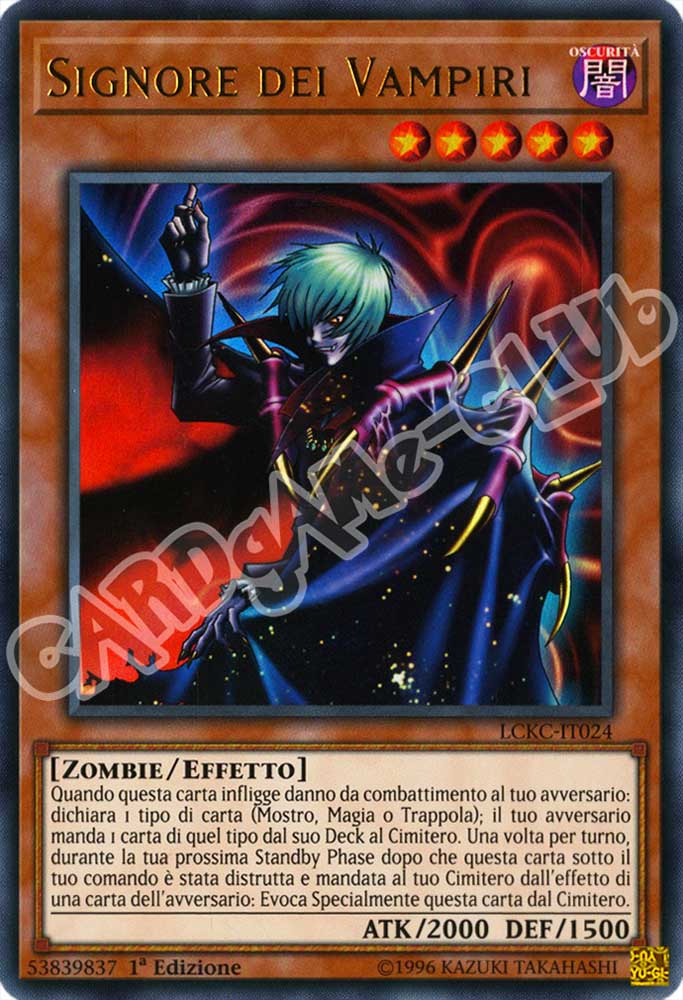 LCKC-IT024 Signore dei Vampiri ultra rara 1a Edizione (IT) -NEAR MINT-