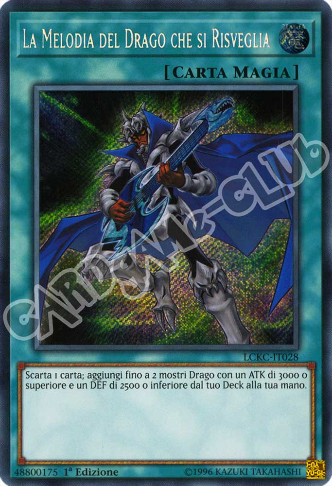 LCKC-IT028 La Melodia del Drago che si Risveglia rara segreta 1a Edizione (IT) -NEAR MINT-