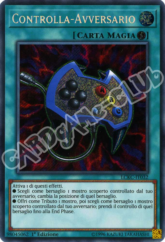 LCKC-IT032 Controlla-Avversario rara segreta 1a Edizione (IT) -NEAR MINT-