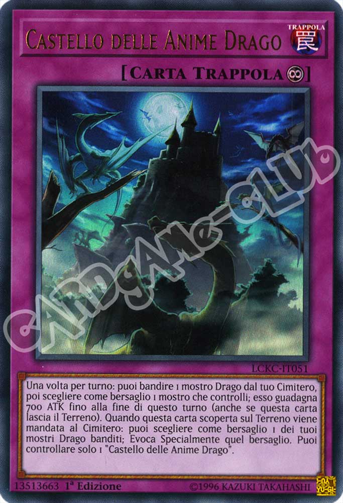 LCKC-IT051 Castello delle Anime Drago ultra rara 1a Edizione (IT) -NEAR MINT-