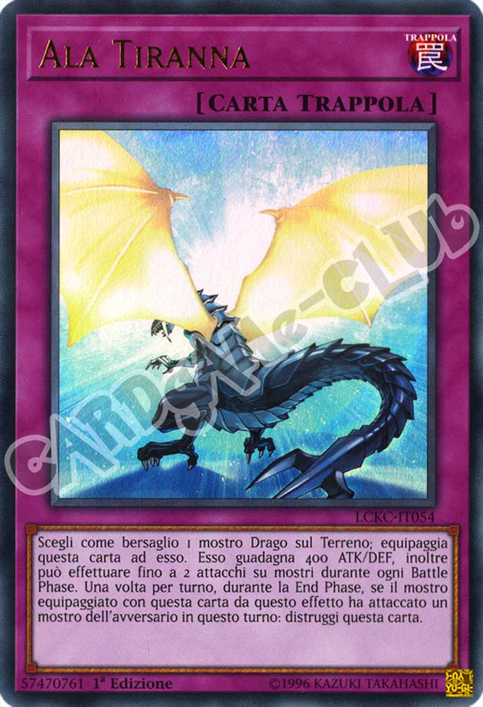 LCKC-IT054 Ala Tiranna ultra rara 1a Edizione (IT) -NEAR MINT-