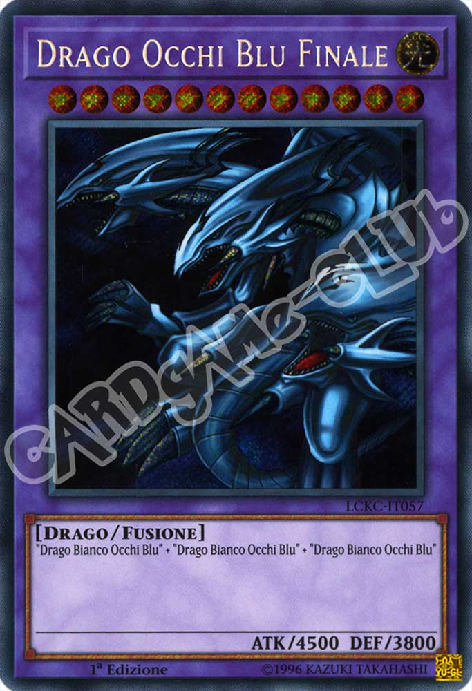LCKC-IT057 Drago Occhi Blu Finale rara segreta 1a Edizione (IT) -NEAR MINT-
