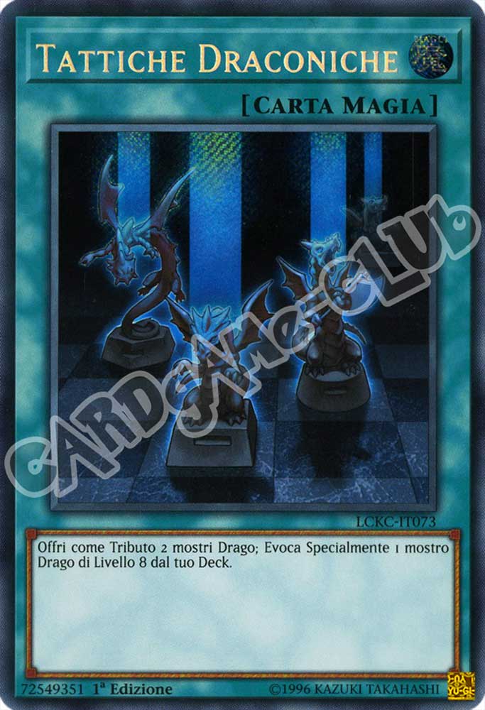 LCKC-IT073 Tattiche Dragoniche rara segreta 1a Edizione (IT) -NEAR MINT-