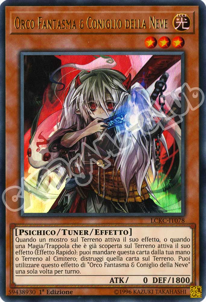 LCKC-IT078 Orco Fantasma & Coniglio della Neve ultra rara 1a Edizione (IT) -NEAR MINT-