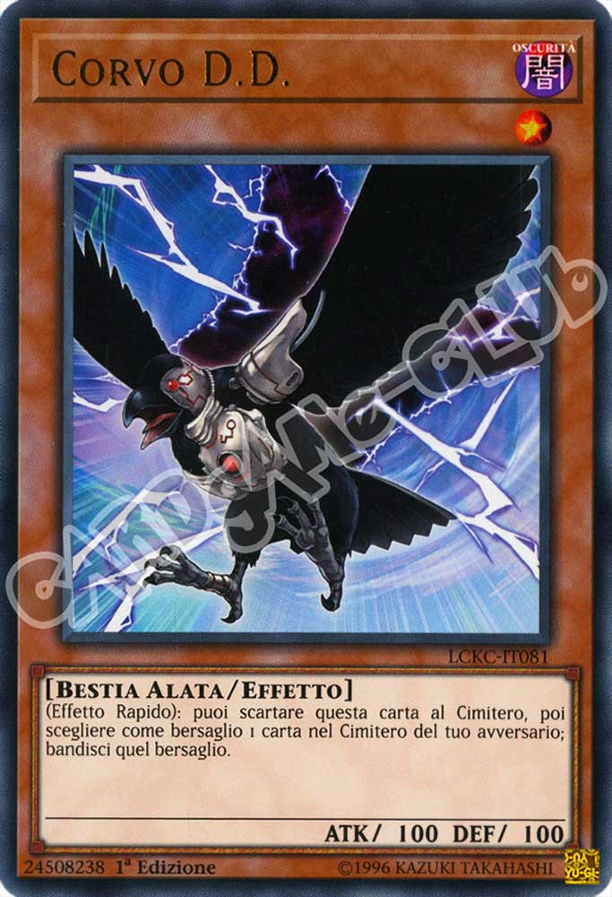 LCKC-IT081 Corvo D.D. ultra rara 1a Edizione (IT) -NEAR MINT-