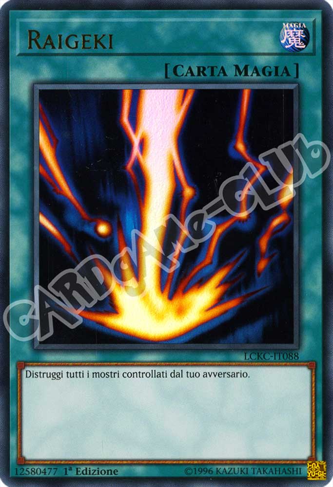 LCKC-IT088 Raigeki ultra rara 1a Edizione (IT) -NEAR MINT-