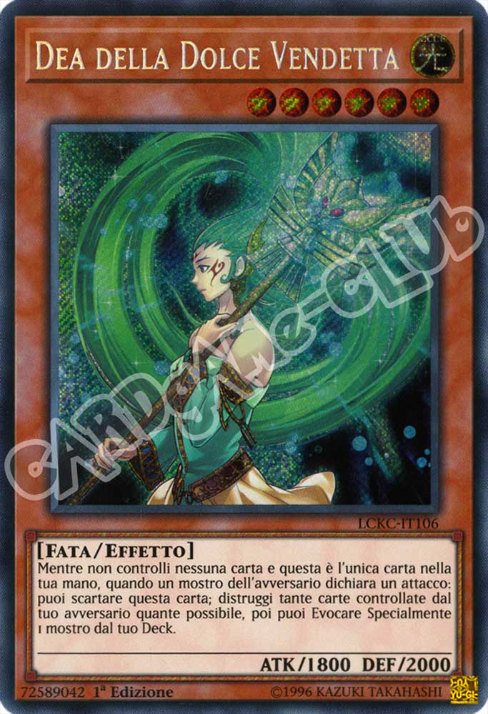 LCKC-IT106 Dea della Dolce Vendetta rara segreta 1a Edizione (IT) -NEAR MINT-
