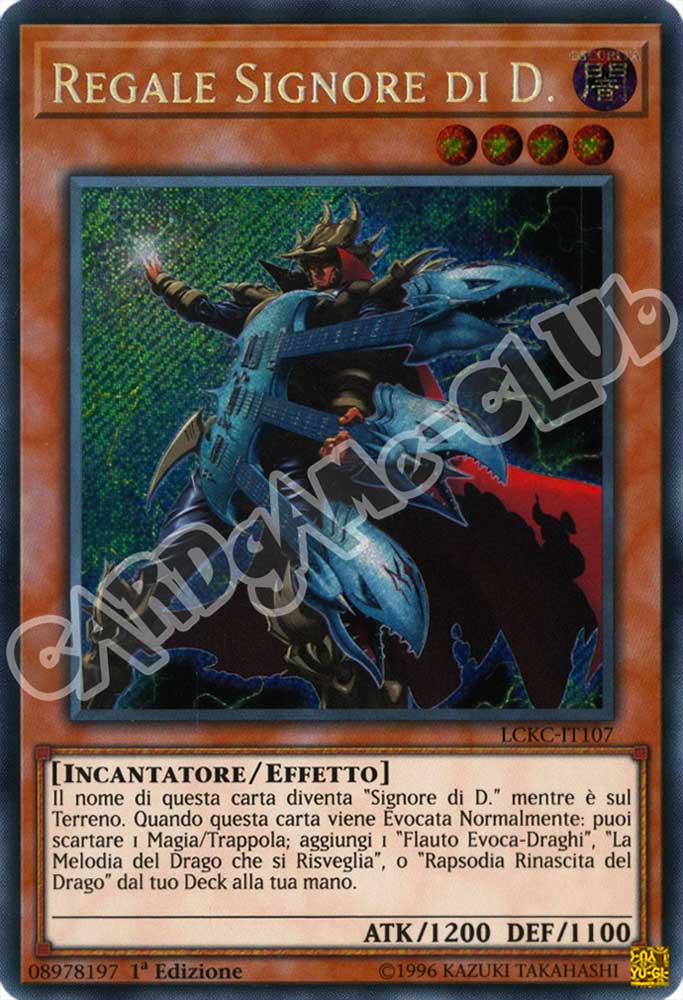 LCKC-IT107 Regale Signore di D. rara segreta 1a Edizione (IT) -NEAR MINT-