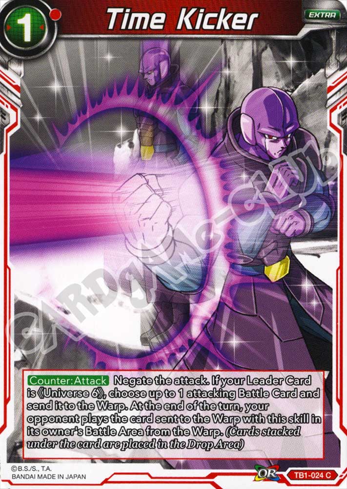 BT1-024 Time Kicker comune normale (EN) -NEAR MINT-