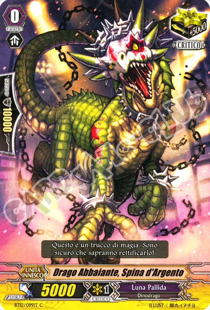 BT12-IT099 Drago Abbaiante, Spina d'Argento comune normale (IT) -NEAR MINT-
