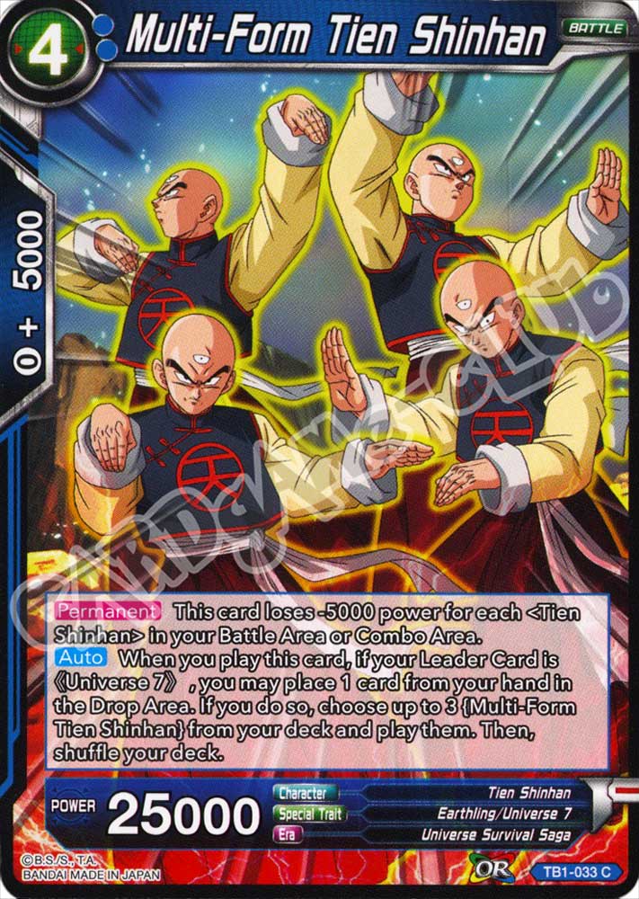 BT1-033 Multi-Form Tien Shinhan comune normale (EN) -NEAR MINT-