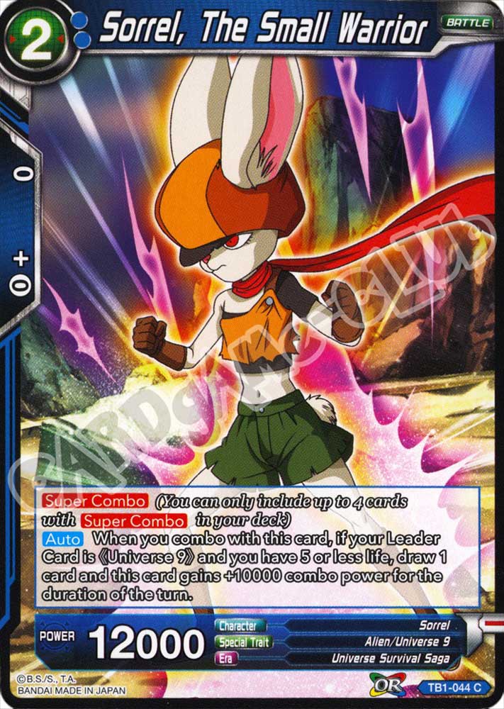 BT1-044 Sorrel, The Small Warrior comune normale (EN) -NEAR MINT-