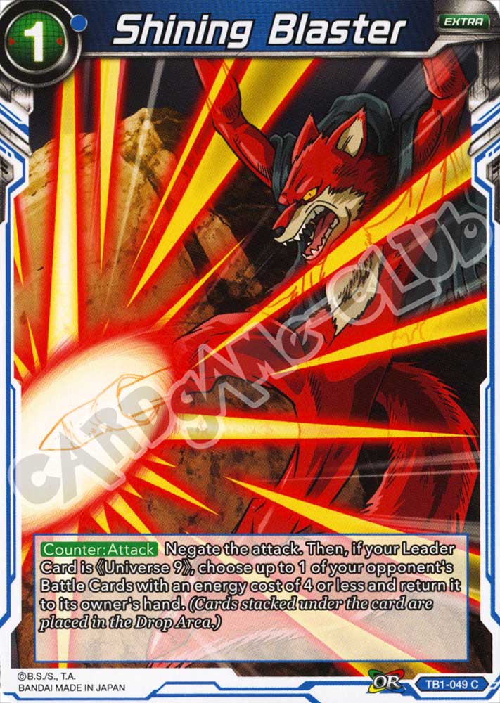 BT1-049 Shining Blaster comune normale (EN) -NEAR MINT-