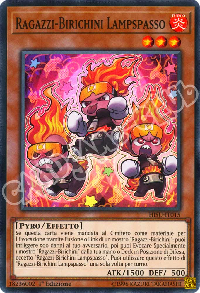 HISU-IT015 Ragazzi-Birichini Lampspasso super rara 1a Edizione (IT) -NEAR MINT-