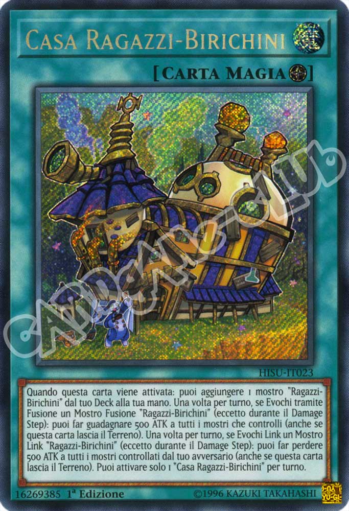 HISU-IT023 Casa Ragazzi-Birichini rara segreta 1a Edizione (IT) -NEAR MINT-