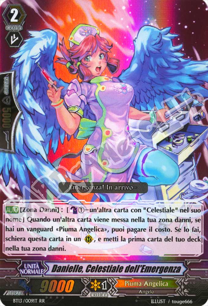 BT13-IT009 Danielle, Celestiale dell'Emergenza doppia rara foil (IT) -NEAR MINT-