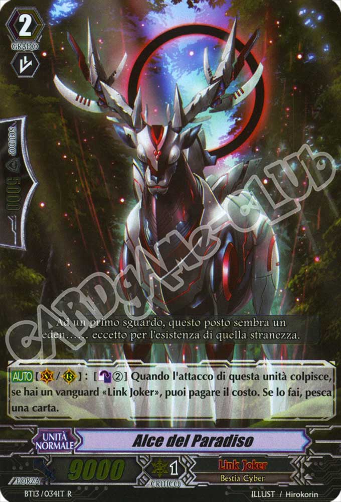 BT13-IT034 Alce del Paradiso rara foil (IT) -NEAR MINT-