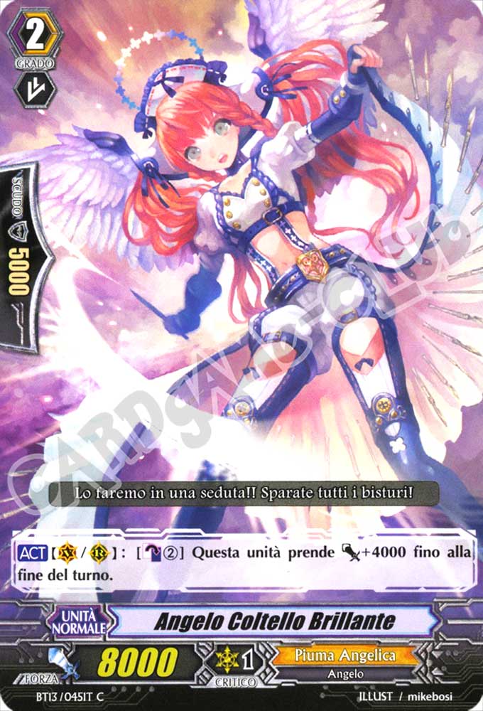 BT13-IT045 Angelo Coltello Brillante comune normale (IT) -NEAR MINT-