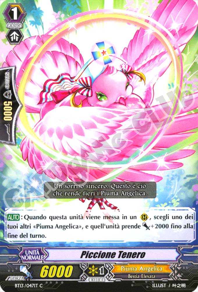 BT13-IT047 Piccione Tenero comune normale (IT) -NEAR MINT-