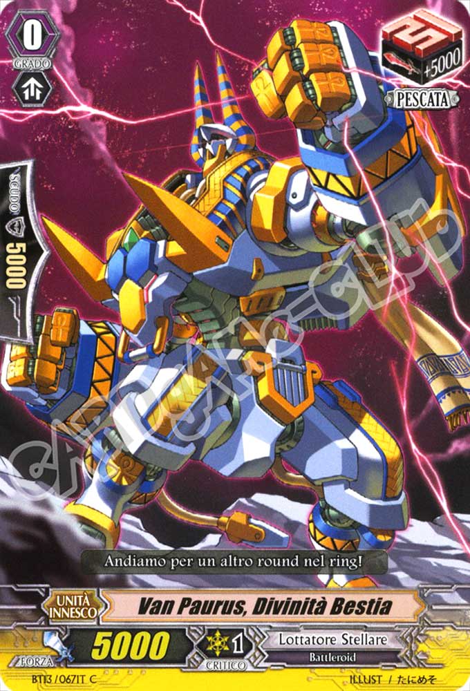 BT13-IT067 Van Paurus, Divinita' Bestia comune normale (IT) -NEAR MINT-