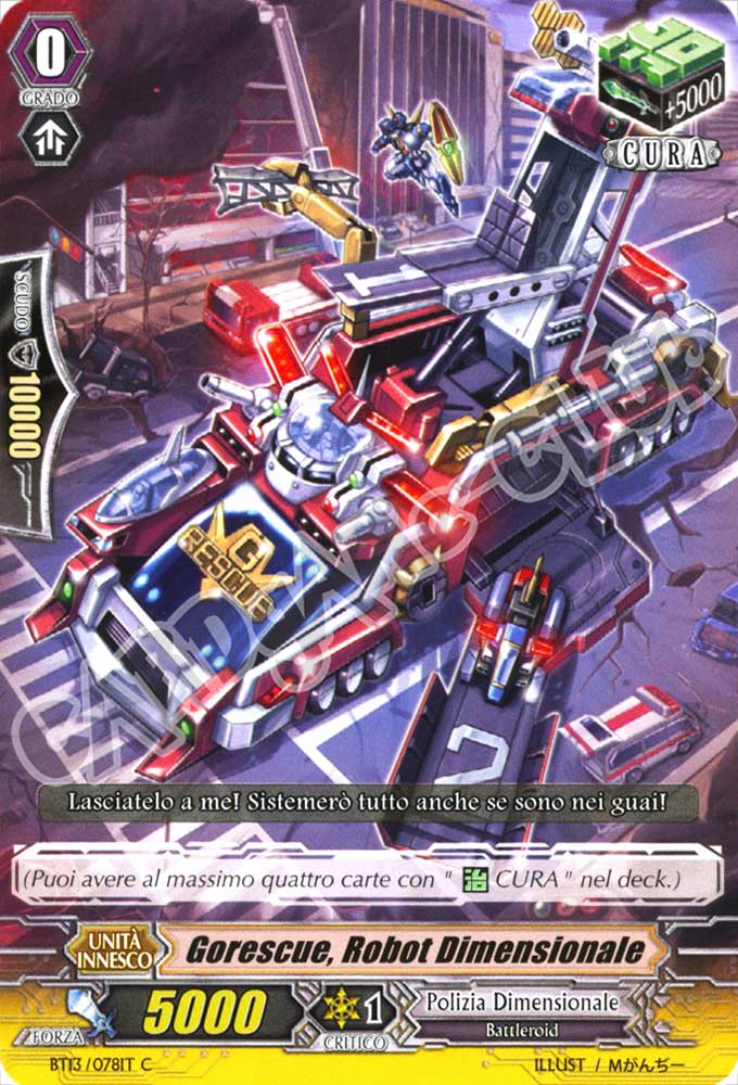 BT13-IT078 Gorescue, Robot Dimensionale comune normale (IT) -NEAR MINT-