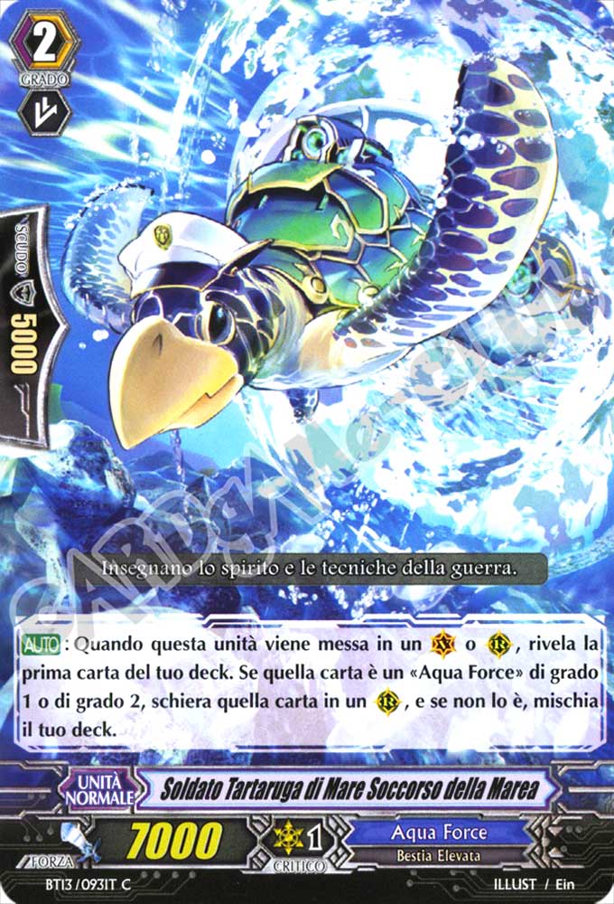 BT13-IT093 Soldato Tartaruga di Mare Soccorso della Marea comune normale (IT) -NEAR MINT-