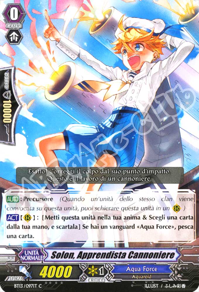 BT13-IT097 Solon, Apprendista Cannoniere comune normale (IT) -NEAR MINT-