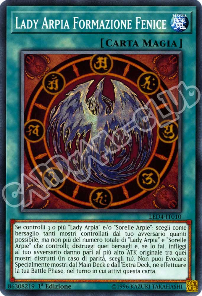 LED4-IT010 Lady Arpia Formazione Fenice comune 1a Edizione (IT) -NEAR MINT-