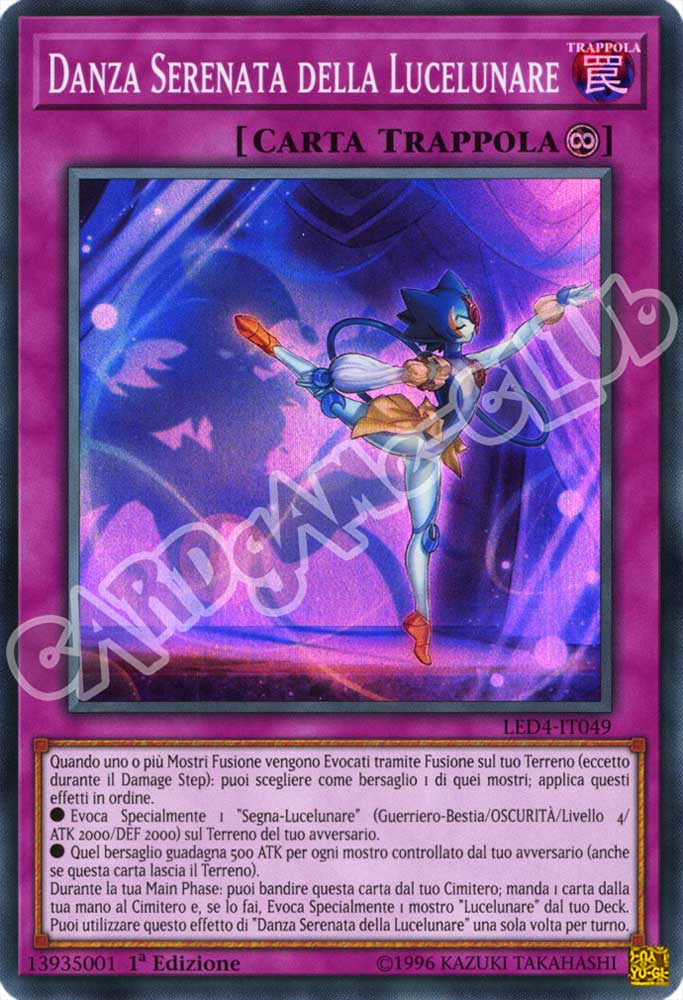 LED4-IT049 Danza Serenata della Lucelunare super rara 1a Edizione (IT) -NEAR MINT-