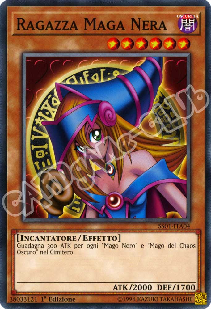 SS01-ITA04 Ragazza Maga Nera comune 1a Edizione (IT) -NEAR MINT-