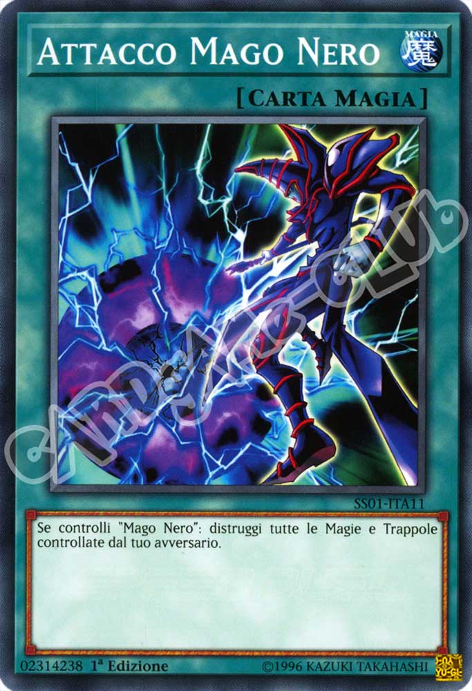 SS01-ITA11 Attacco Mago Nero comune 1a Edizione (IT) -NEAR MINT-