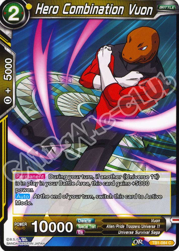 BT1-084 Hero Combination Vuon comune normale (EN) -NEAR MINT-