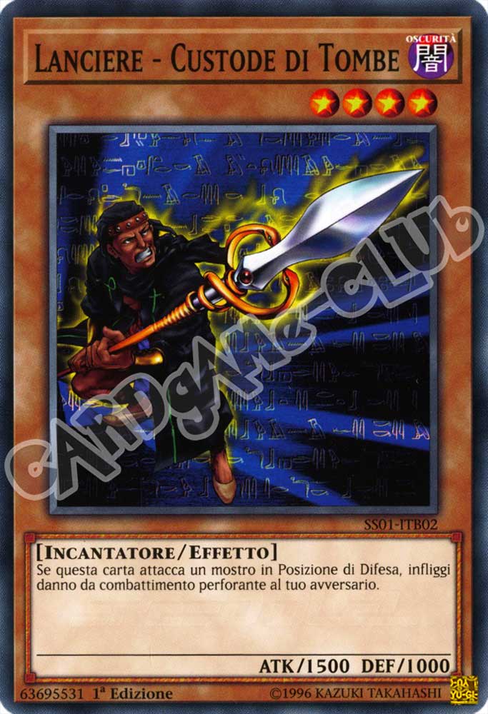 SS01-ITB02 Lanciere-Custode di Tombe comune 1a Edizione (IT) -NEAR MINT-