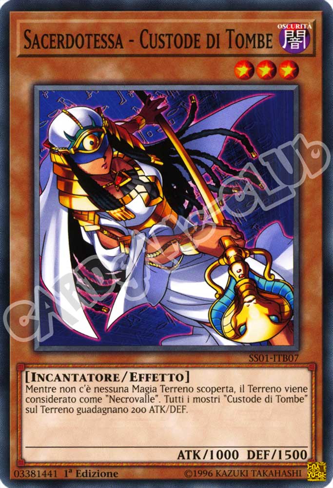 SS01-ITB07 Sacerdotessa - Custode di Tombe comune 1a Edizione (IT) -NEAR MINT-