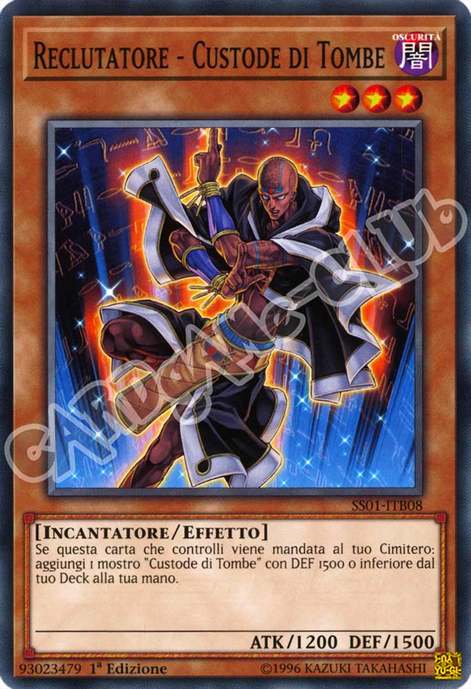 SS01-ITB08 Reclutatore - Custode di Tombe comune 1a Edizione (IT) -NEAR MINT-