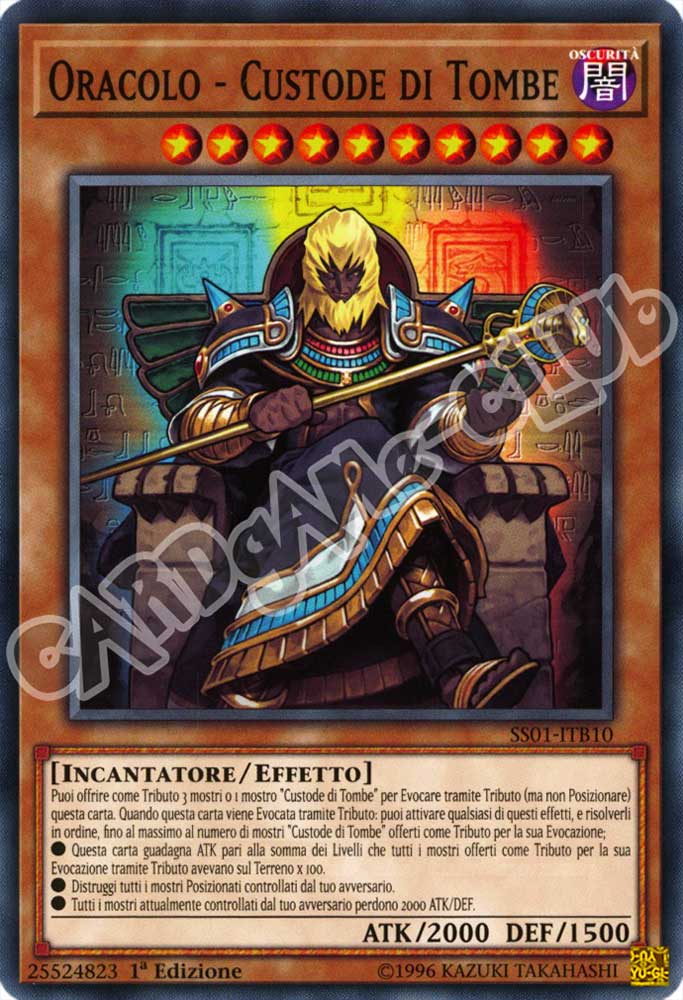SS01-ITB10 Oracolo - Custode di Tombe comune 1a Edizione (IT) -NEAR MINT-