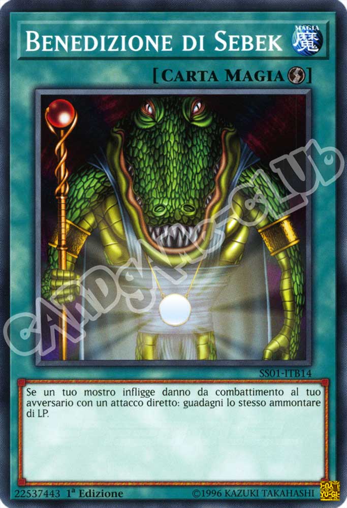 SS01-ITB14 Benedizione di Sebek comune 1a Edizione (IT) -NEAR MINT-