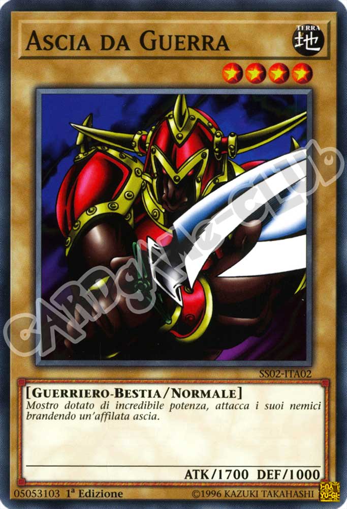 SS02-ITA02 Ascia da Guerra comune 1a Edizione (IT) -NEAR MINT-