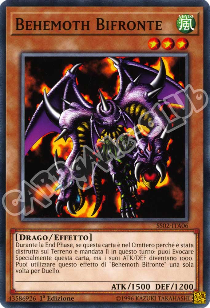 SS02-ITA06 Behemoth Bifronte comune 1a Edizione (IT) -NEAR MINT-