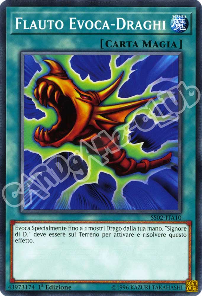 SS02-ITA10 Flauto Evoca-Draghi comune 1a Edizione (IT) -NEAR MINT-