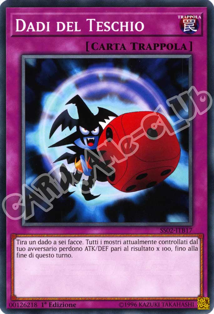 SS02-ITB17 Dadi del Teschio comune 1a Edizione (IT) -GOOD-