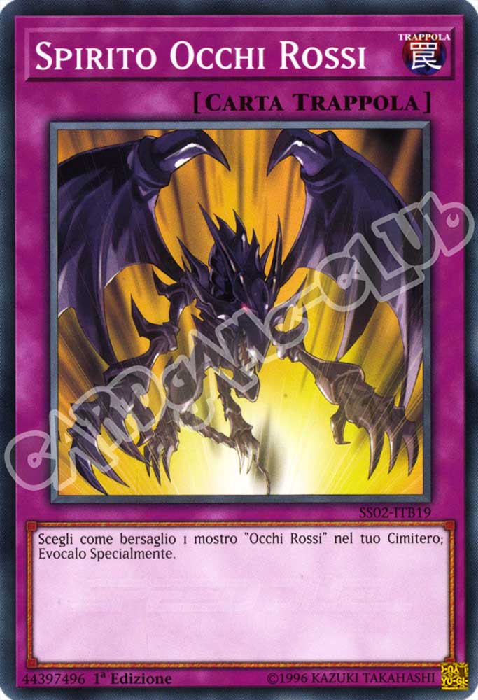 SS02-ITB19 Spirito Occhi Rossi comune 1a Edizione (IT) -NEAR MINT-