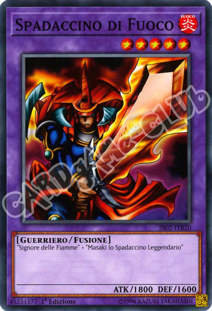 SS02-ITB20 Spadaccino di Fuoco comune 1a Edizione (IT) -NEAR MINT-