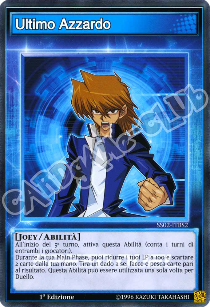 SS02-ITBS2 Ultimo Azzardo comune 1a Edizione (IT) -NEAR MINT-