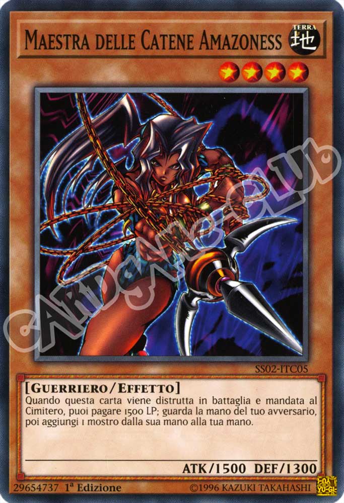 SS02-ITC05 Maestra delle Catene Amazoness comune 1a Edizione (IT) -NEAR MINT-